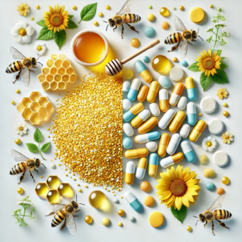 蜂花粉與綜合維他命比較